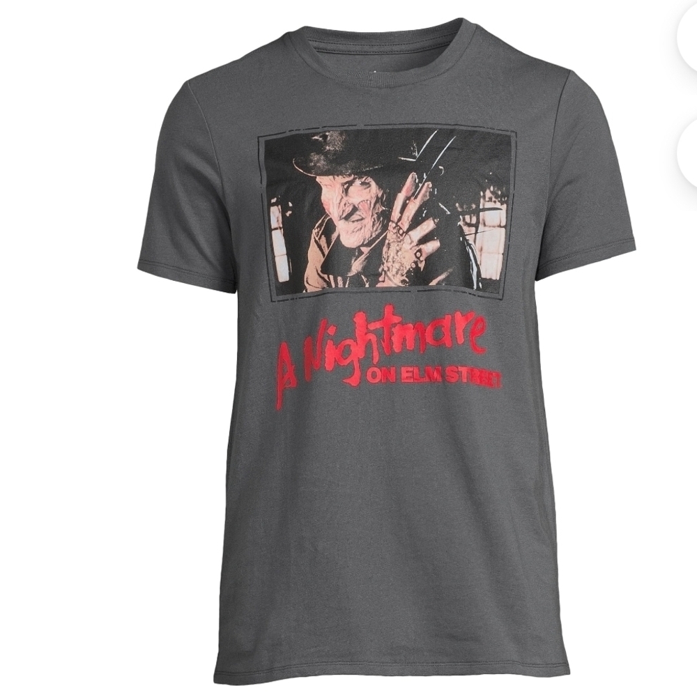 A Nightmare on Elm Street Freddy Krueger NEW Graphic Tee Charcoal - Large